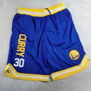 UNK Stephen Curry Shorts Golden State Warriors Sz Lg